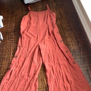 Cute spaghetti strap jump suit